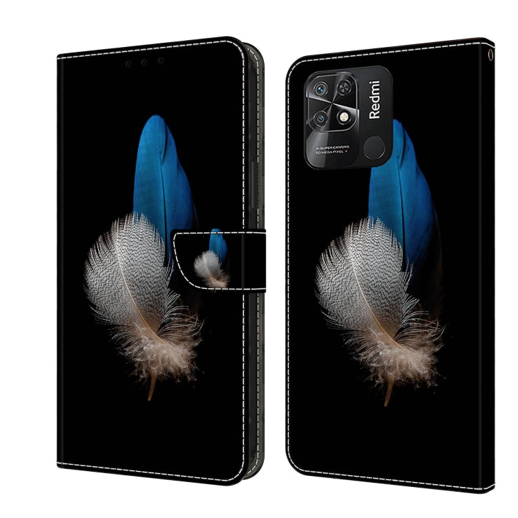 For Xiaomi Redmi 10C Crystal 3D Shockproof Protective Leather Phone Case(Two Branches) - free shipping - PMC TechLife - Order now!