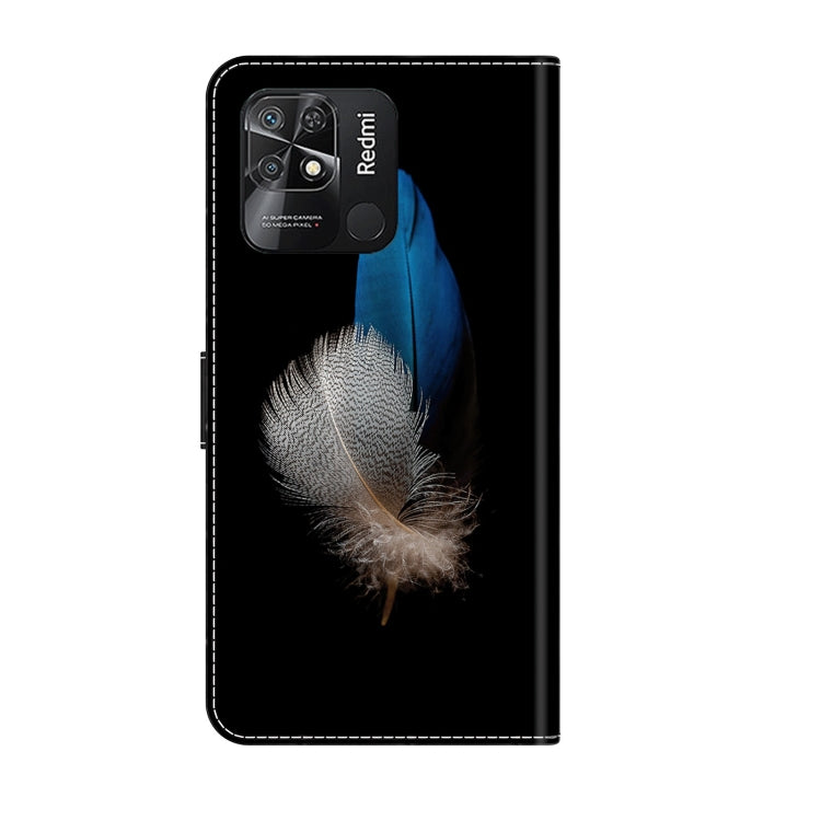 For Xiaomi Redmi 10C Crystal 3D Shockproof Protective Leather Phone Case(Two Branches) - free shipping - PMC TechLife - Order now!