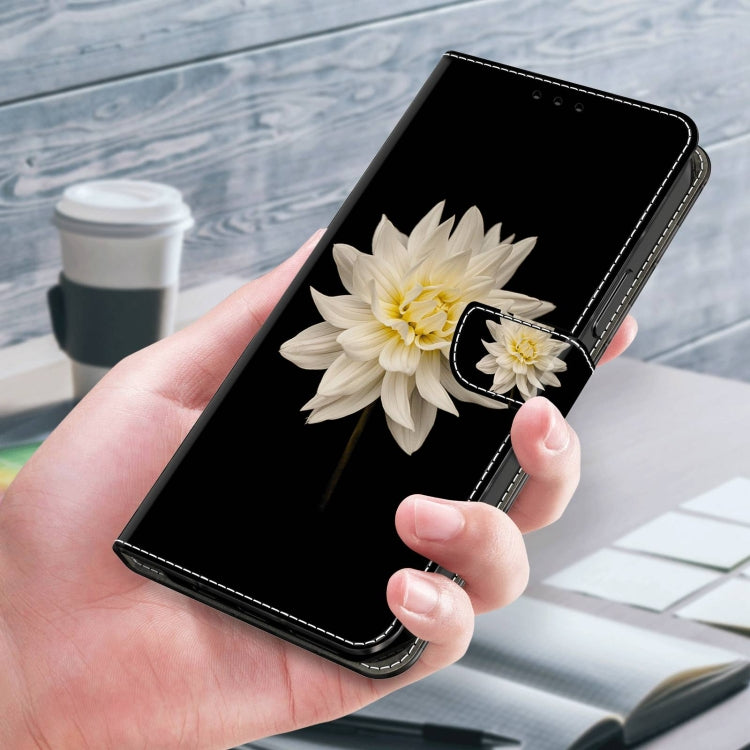 For Xiaomi Redmi Note 8 Crystal 3D Shockproof Protective Leather Phone Case(White Flower) - free shipping - PMC TechLife - Order now!