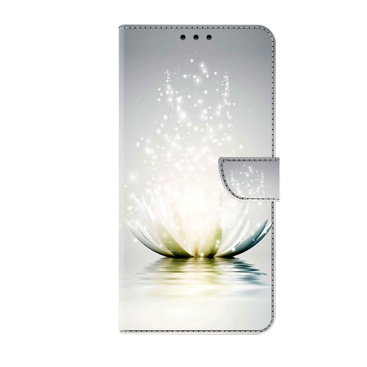 For Xiaomi Redmi Note 10 5G Crystal 3D Shockproof Protective Leather Phone Case(Light Lotus) - free shipping - PMC TechLife - Order now!