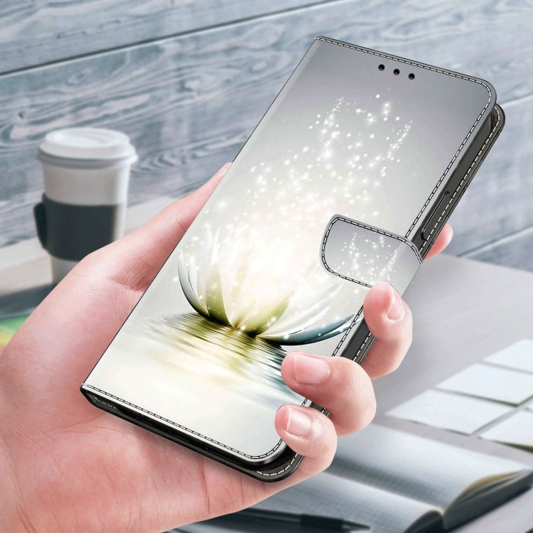 For Xiaomi Redmi Note 11 Global Crystal 3D Shockproof Protective Leather Phone Case(Light Lotus) - free shipping - PMC TechLife - Order now!