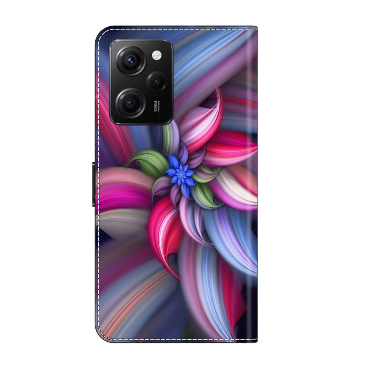 For Xiaomi Redmi Note 12 Pro Global Crystal 3D Shockproof Protective Leather Phone Case(Colorful Flower) - free shipping - PMC TechLife - Order now!