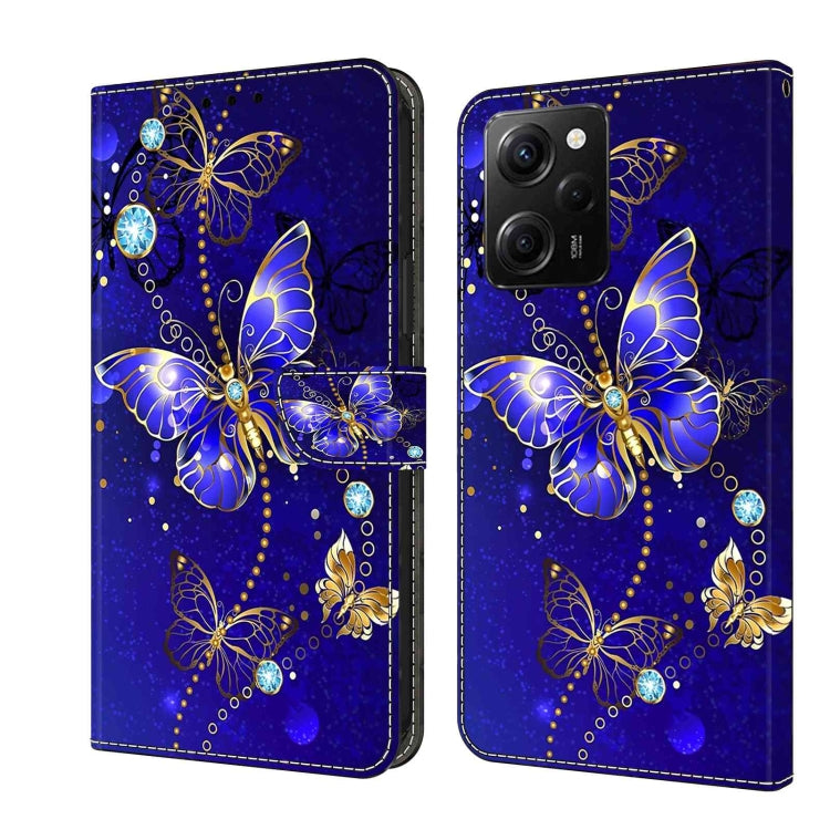 For Xiaomi Redmi Note 12 Pro Global Crystal 3D Shockproof Protective Leather Phone Case(Diamond Butterfly) - Xiaomi Cases by PMC Jewellery | Online Shopping South Africa | PMC Jewellery