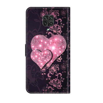 For Xiaomi Redmi Note 9 Pro Crystal 3D Shockproof Protective Leather Phone Case(Lace Love) - Xiaomi Cases by PMC Jewellery | Online Shopping South Africa | PMC Jewellery