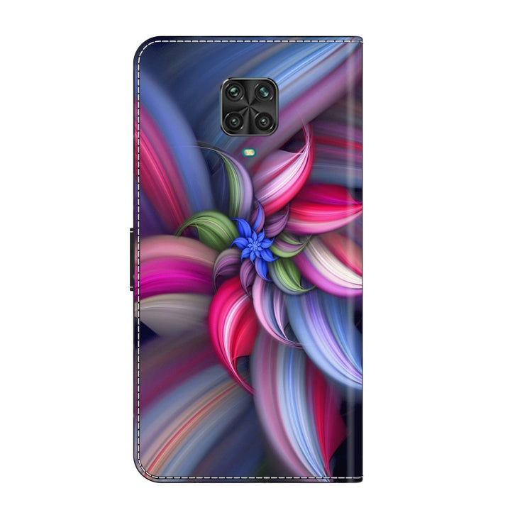 For Xiaomi Redmi Note 9 Pro Crystal 3D Shockproof Protective Leather Phone Case(Colorful Flower) - free shipping - PMC TechLife - Order now!