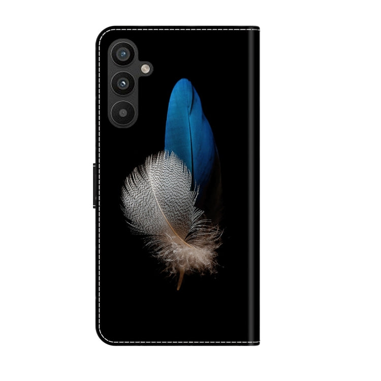 For Samsung Galaxy A34 5G Crystal 3D Shockproof Protective Leather Phone Case(Two Branches) - free shipping - PMC TechLife - Order now!