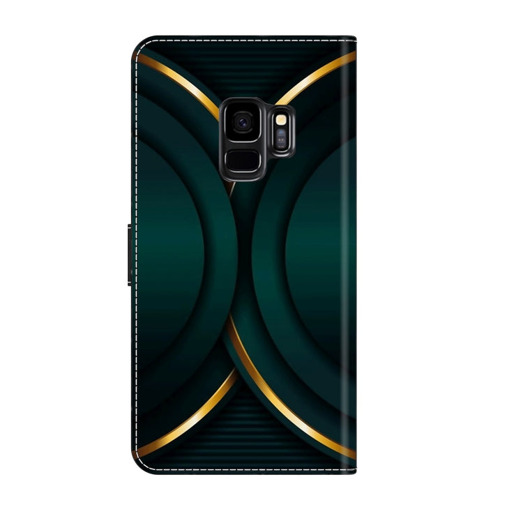 For Samsung Galaxy S9 Crystal 3D Shockproof Protective Leather Phone Case(Gold Outline) - free shipping - PMC TechLife - Order now!