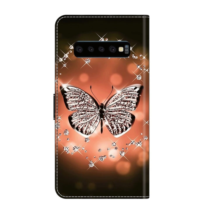 For Samsung Galaxy S10 Crystal 3D Shockproof Protective Leather Phone Case(Crystal Butterfly) - free shipping - PMC TechLife - Order now!