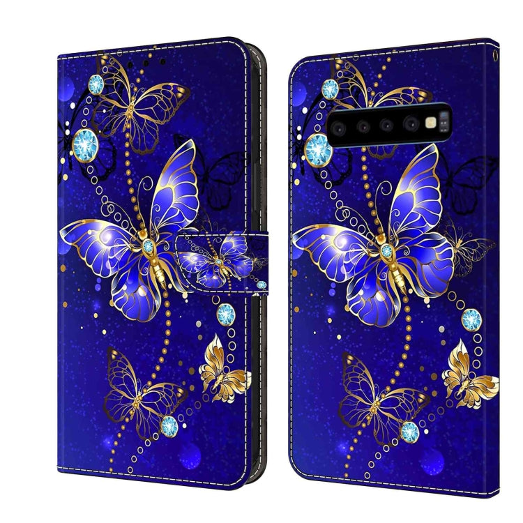 For Samsung Galaxy S10 Crystal 3D Shockproof Protective Leather Phone Case(Diamond Butterfly) - free shipping - PMC TechLife - Order now!