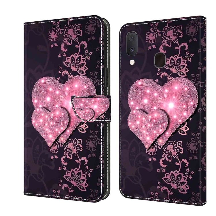 For Samsung Galaxy S10e Crystal 3D Shockproof Protective Leather Phone Case(Lace Love) - free shipping - PMC TechLife - Order now!