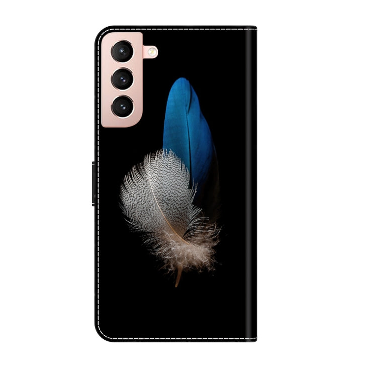 For Samsung Galaxy S21 Crystal 3D Shockproof Protective Leather Phone Case(Two Branches) - free shipping - PMC TechLife - Order now!