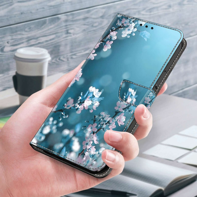 For Samsung Galaxy S22+ Crystal 3D Shockproof Protective Leather Phone Case(Plum Flower) - free shipping - PMC TechLife - Order now!