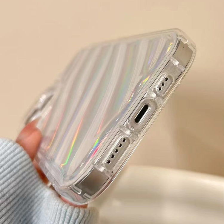 For iPhone 13 Pro Laser Sequin Waves TPU Phone Case(Transparent) - iPhone 13 Pro Cases by PMC Jewellery | Online Shopping South Africa | PMC Jewellery