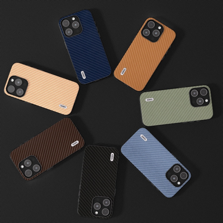 For iPhone 15 Pro Max ABEEL Carbon Fiber Texture Protective Phone Case(Green) - free shipping - PMC TechLife - Order now!