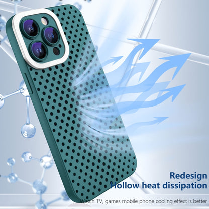 For iPhone 11 Hollow Heat Dissipation TPU Phone Case(Green) - iPhone 11 Cases by PMC Jewellery | Online Shopping South Africa | PMC Jewellery