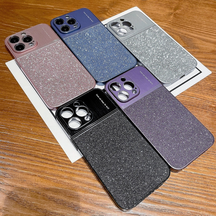 For iPhone 13 Metallic Glitter Powder Shockproof Phone Case(Grey) - iPhone 13 Cases by PMC Jewellery | Online Shopping South Africa | PMC Jewellery