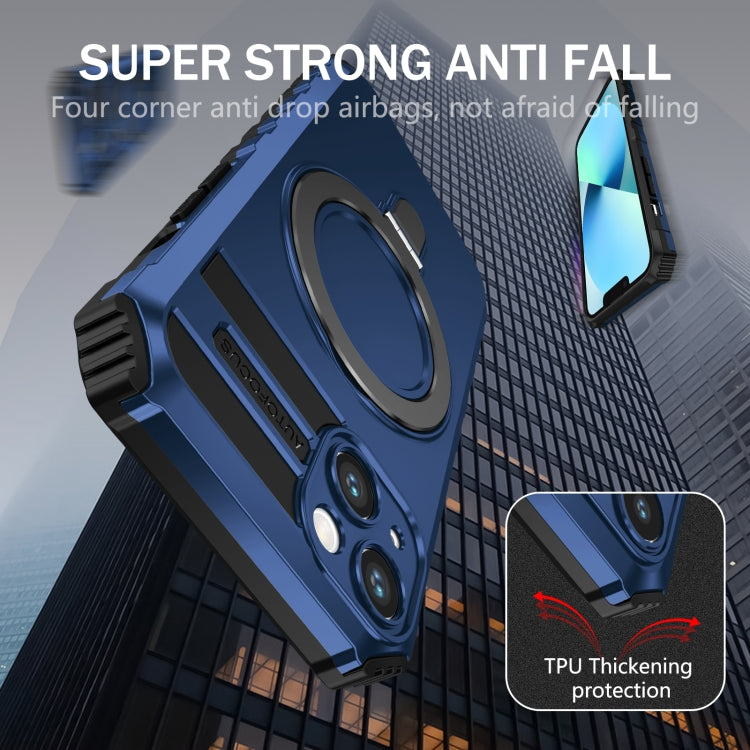 For iPhone 13 MagSafe Magnetic Holder Phone Case(Blue) - free shipping - PMC TechLife - Order now!