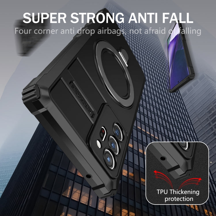 For Samsung Galaxy Note20 Ultra MagSafe Magnetic Holder Phone Case(Black) - free shipping - PMC TechLife - Order now!