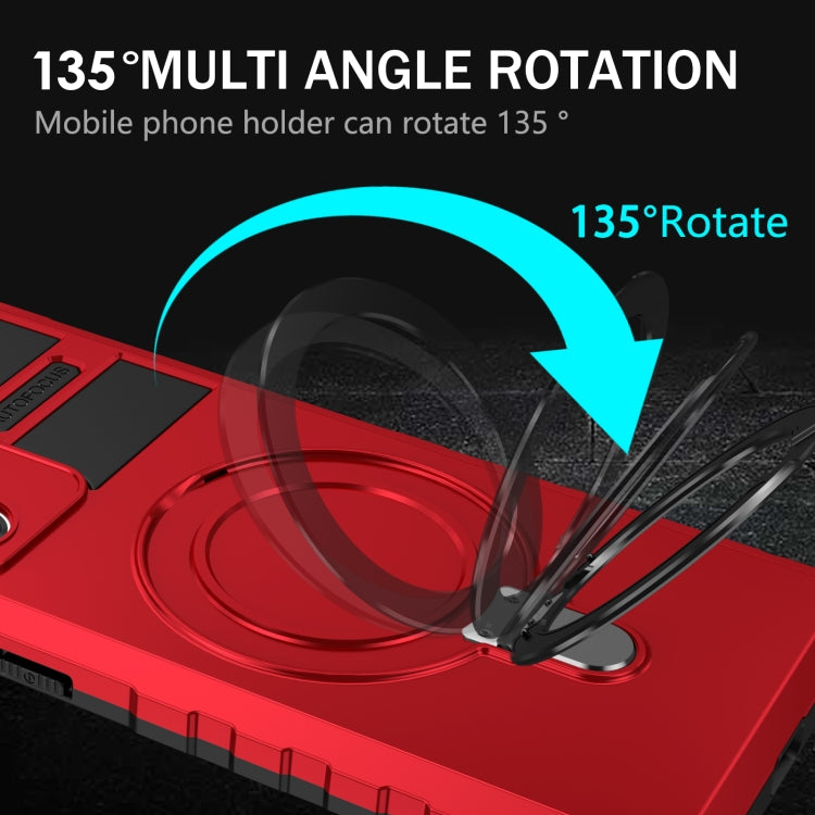 For Samsung Galaxy Note20 Ultra MagSafe Magnetic Holder Phone Case(Red) - Galaxy Note20 Ultra Cases by PMC TechLife | Online Shopping South Africa | PMC TechLife