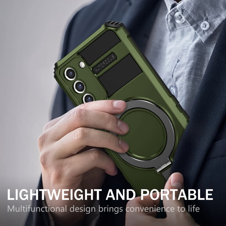 For Samsung Galaxy S21 5G MagSafe Magnetic Holder Phone Case(Green) - free shipping - PMC TechLife - Order now!