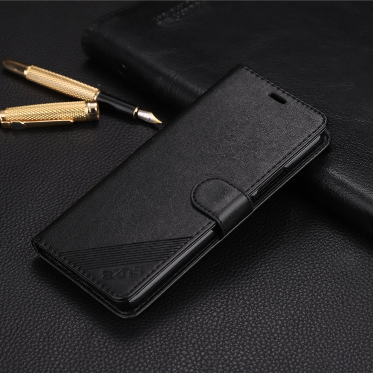 For Huawei Mate 20 Pro AZNS Sheepskin Texture Horizontal Flip Leather Case with Holder & Card Slots & Wallet(Black) - Huawei Cases by AZNS | Online Shopping South Africa | PMC Jewellery | Buy Now Pay Later Mobicred