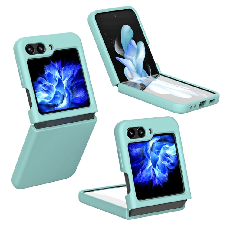 For Samsung Galaxy Z Flip5 Silicone Skin Feel Folding Phone Case(White) - free shipping - PMC TechLife - Order now!