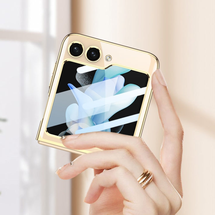 For Samsung Galaxy Z Flip5 GKK Integrated Electroplating Full Coverage Phone Case(Green) - free shipping - PMC TechLife - Order now!