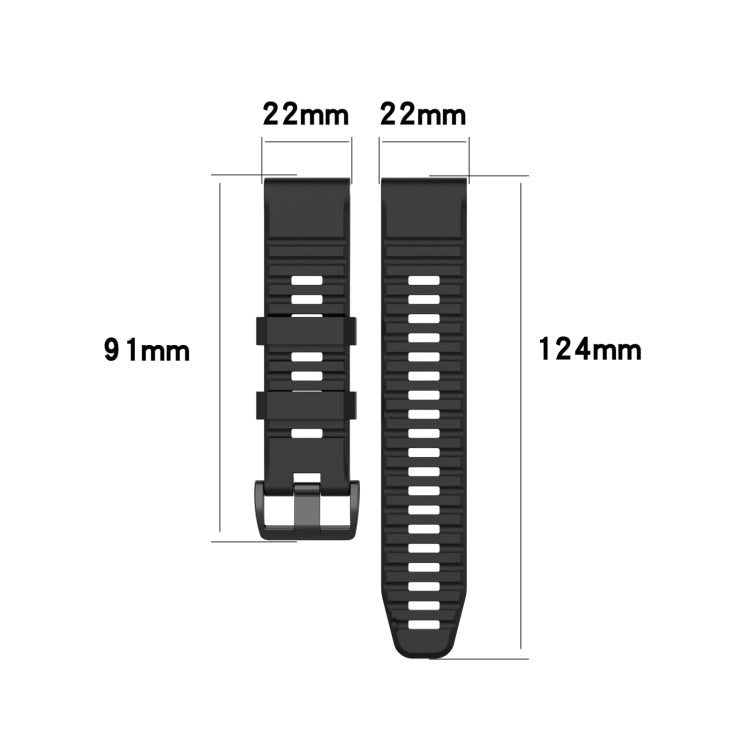 Compatible with Garmin Epix Pro 47mm Sports Silicone Watch Band(Blue) - free shipping - PMC TechLife - Order now!