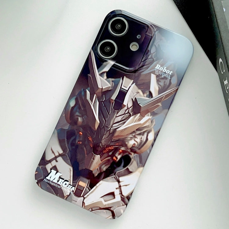 For iPhone 11 Painted Pattern Precise Hole PC Phone Case(Golden Robot) - iPhone 11 Cases by PMC TechLife | Online Shopping South Africa | PMC TechLife