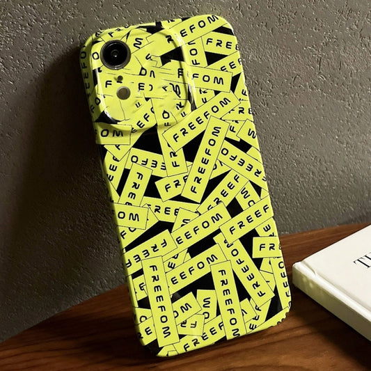 For iPhone XR Painted Pattern Precise Hole PC Phone Case(Green Label) - More iPhone Cases by PMC Jewellery | Online Shopping South Africa | PMC Jewellery