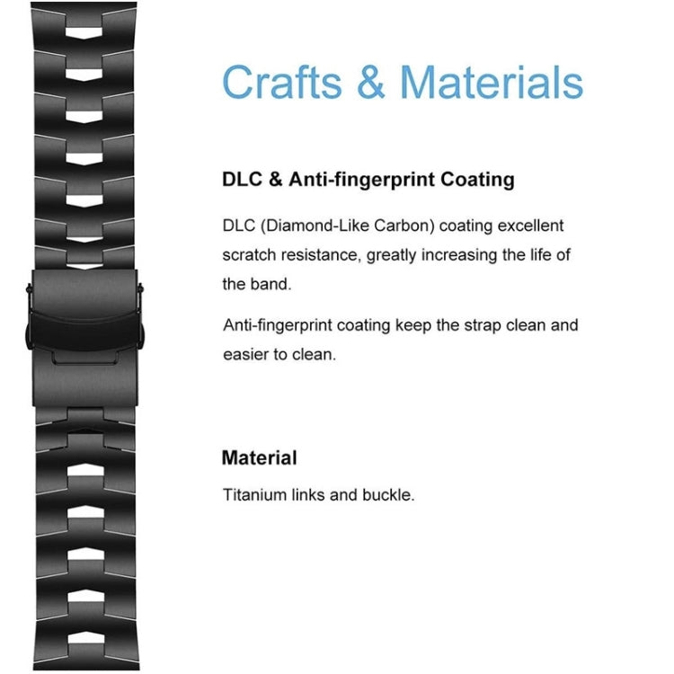 Compatible with Garmin Instinct 2 Solar Titanium Alloy Quick Release Watch Band(Titanium Gray) - free shipping - PMC TechLife - Order now!