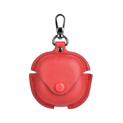 For Samsung Galaxy Buds Live / Pro Leather TWS Earphone Protective Case with Hook(Red) - Samsung Earphone Case by PMC Jewellery | Online Shopping South Africa | PMC Jewellery