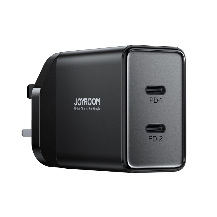 JOYROOM TCF09 40W Dual USB-C / Type-C 2PD Mini Intelligent Fast Charger(UK Plug) - USB Charger by JOYROOM | Online Shopping South Africa | PMC Jewellery