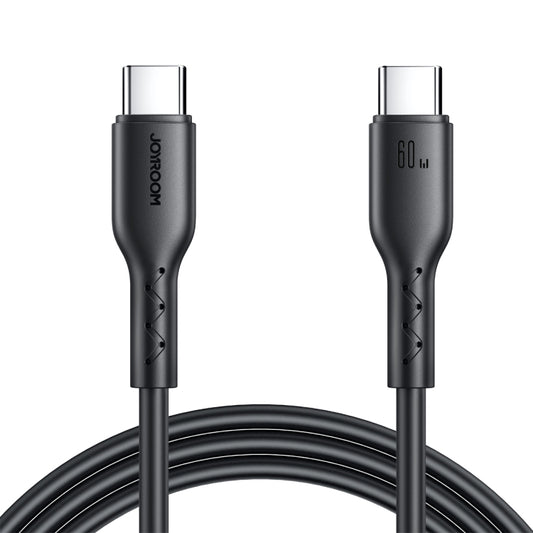 JOYROOM SA26-CC3 Flash Charge Series 60W USB-C / Type-C to USB-C / Type-C Fast Charging Data Cable, Cable Length:1m(Black) - USB-C & Type-C Cable by JOYROOM | Online Shopping South Africa | PMC Jewellery