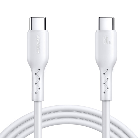 JOYROOM SA26-CC3 Flash Charge Series 60W USB-C / Type-C to USB-C / Type-C Fast Charging Data Cable, Cable Length:1m(White) - USB-C & Type-C Cable by JOYROOM | Online Shopping South Africa | PMC Jewellery