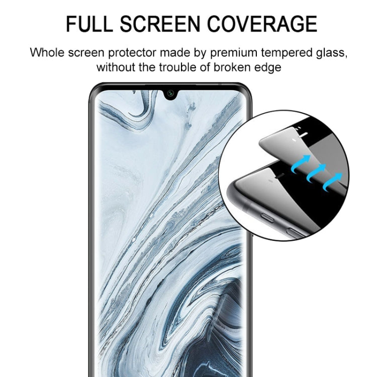For Xiaomi Mi Note 10 25 PCS 3D Curved Edge Full Screen Tempered Glass Film(Black) -  by PMC TechLife | Online Shopping South Africa | PMC TechLife