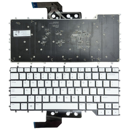 For Dell Alienware M15 / R3 / R4 US Version RGB Backlight Laptop Keyboard(White 0Y00RH) - Dell Spare Parts by PMC Jewellery | Online Shopping South Africa | PMC Jewellery