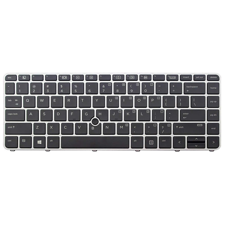 For HP EliteBook 840 G3 Fingerless US Version Laptop Backlight Keyboard - HP Spare Parts by PMC TechLife | Online Shopping South Africa | PMC TechLife | Buy Now Pay Later Mobicred