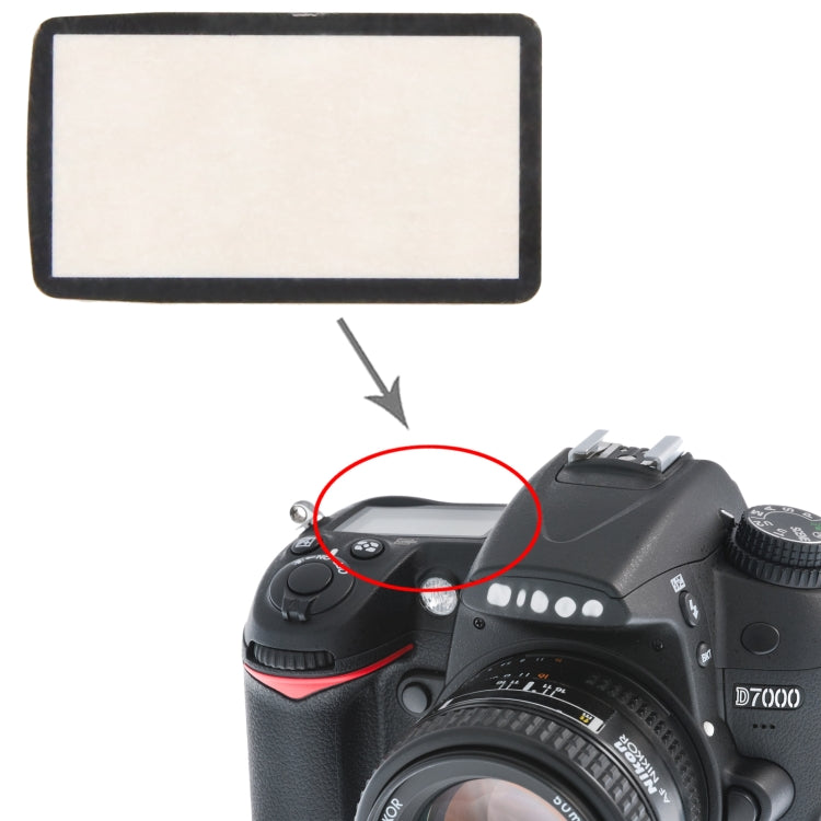 For Nikon D7000 Top Cover Shoulder LCD Outer Lens - LCD Screen by PMC Jewellery | Online Shopping South Africa | PMC Jewellery