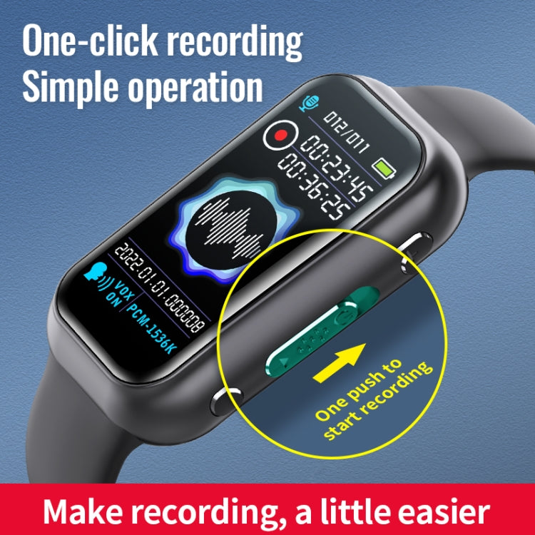 JNN S16 Smart HD Noise Reduction Bluetooth MP3 Voice Control Recording Bracelet, Memory:4GB - free shipping - PMC TechLife - Order now!