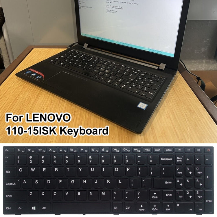 For Lenovo 110-15ISK US Version Laptop Keyboard - Lenovo Spare Parts by PMC TechLife | Online Shopping South Africa | PMC TechLife