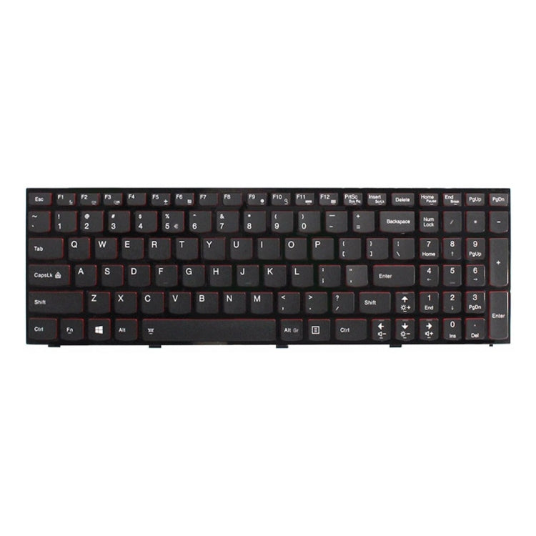 For Lenovo IBM Y500 / Y500N / Y510P / Y590 US Version Backlight Laptop Keyboard with Frame - Lenovo Spare Parts by PMC Jewellery | Online Shopping South Africa | PMC Jewellery