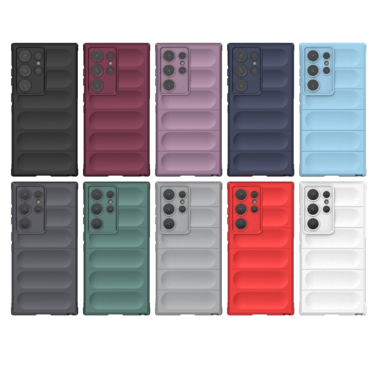 For Samsung Galaxy S24 Ultra 5G Magic Shield TPU + Flannel Phone Case(Dark Blue) - free shipping - PMC TechLife - Order now!