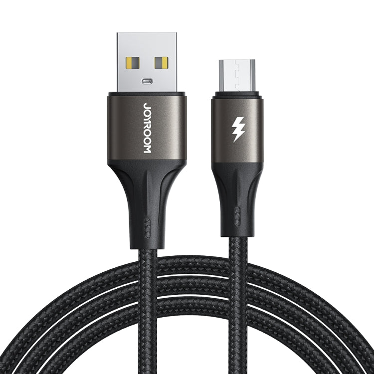 JOYROOM SA25-AM3 3A USB to Micro USB Fast Charge Data Cable, Length:1.2m(Black) - Micro USB Cable by JOYROOM | Online Shopping South Africa | PMC Jewellery