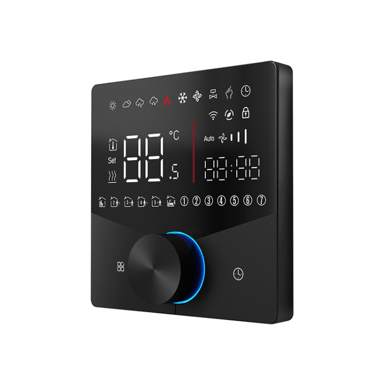 BHT-009GCLW Boiler Heating WiFi Smart Home LED Thermostat(Black) - Thermostat & Thermometer by PMC Jewellery | Online Shopping South Africa | PMC Jewellery