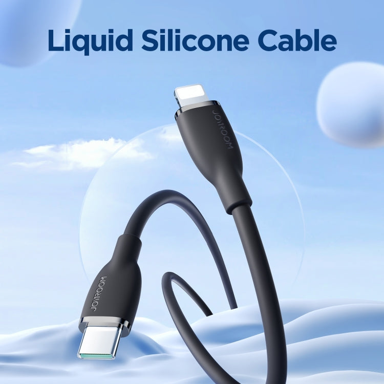 JOYROOM SA29-CL3 30W USB-C/Type-C to 8 Pin Liquid Silicone Fast Charging Data Cable, Length: 1.2m(Black) - 2 in 1 Cable by JOYROOM | Online Shopping South Africa | PMC TechLife | Buy Now Pay Later Mobicred