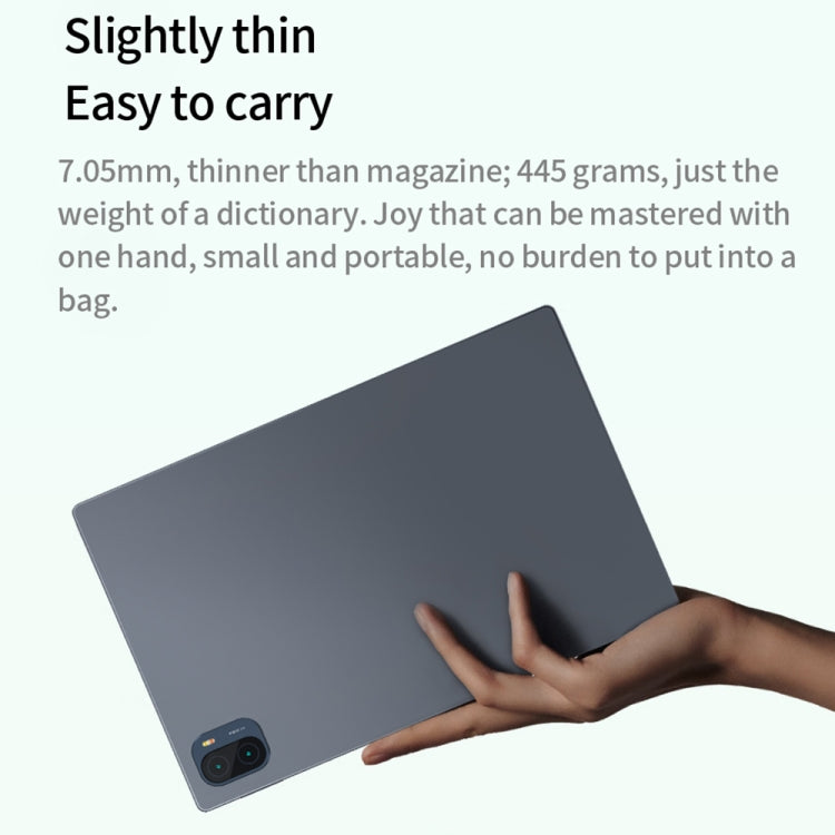 BDF P90 4G LTE Tablet PC 10.1 inch, 8GB+256GB, Android 12 MTK6762 Octa Core, Support Dual SIM, EU Plug(Grey) - free shipping - PMC TechLife - Order now!