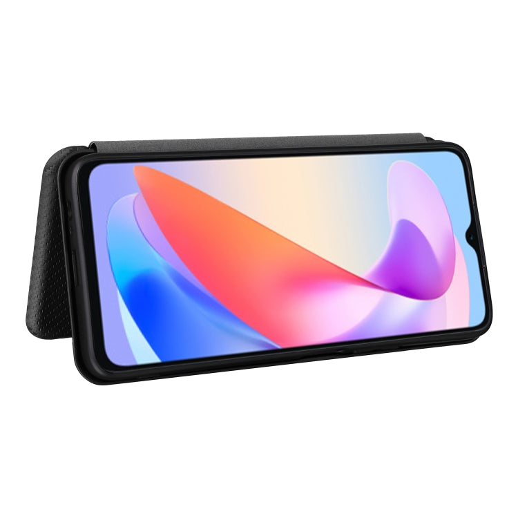 For Honor X6a 4G Carbon Fiber Texture Flip Leather Phone Case(Black) - free shipping - PMC TechLife - Order now!