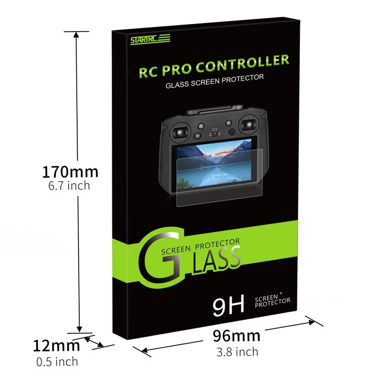 For DJI RC Pro with Screen STARTRC 2pcs 9H 2.5D Tempered Glass Film Frosted Film - Others by STARTRC | Online Shopping South Africa | PMC Jewellery