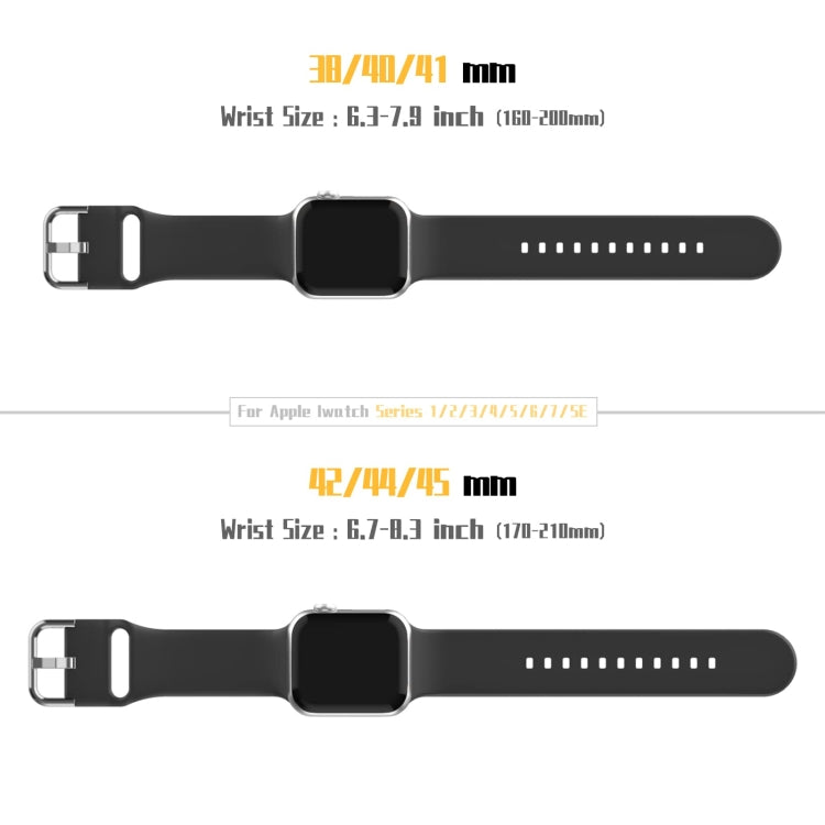 For Apple Watch 6 44mm Pin Buckle Silicone Watch Band(Light Grey) - Watch Bands by PMC TechLife | Online Shopping South Africa | PMC TechLife